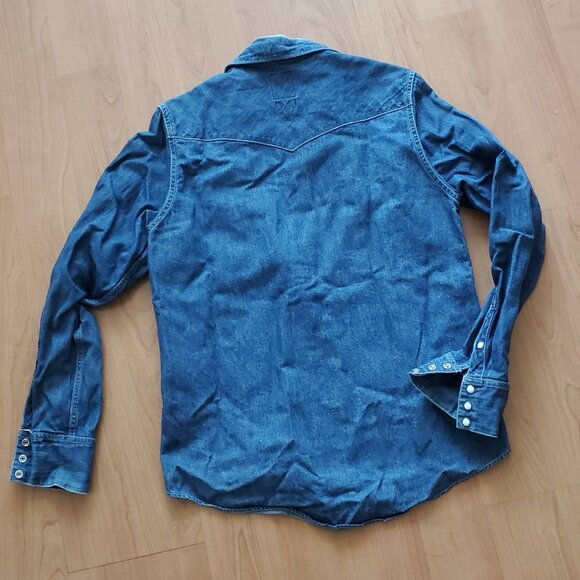 Visvim Indigo Denim Shirt Men’s Size 1 - Picture 6 of 7